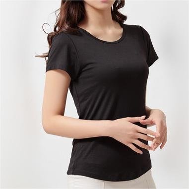 short sleeves shirts womens in black