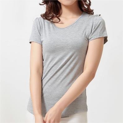 short sleeves shirts womens in gray