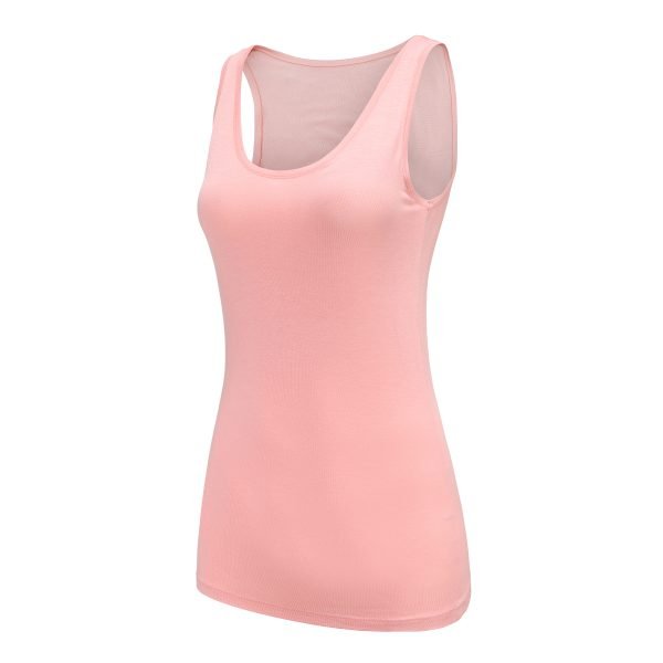 pink tank top