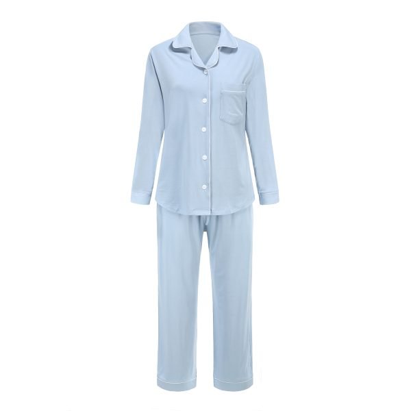sky blue pj set