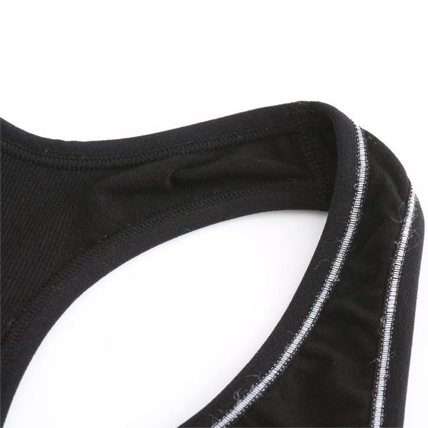 detail of bra shoulder tape