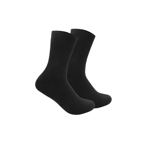 3D view of a pair of black socks