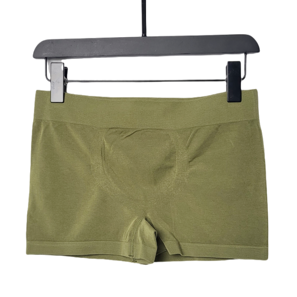 hanging olive green boxer